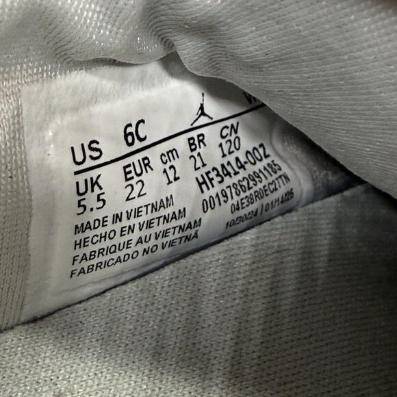 Air Jordan 23SEVEN Infant Size 6C Sneakers HF3414-002 Gray - Picture 8 of 8